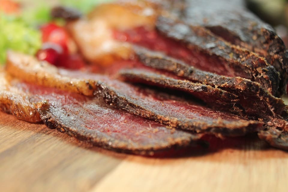 Barbecue Marinated Venison Jerky Strips