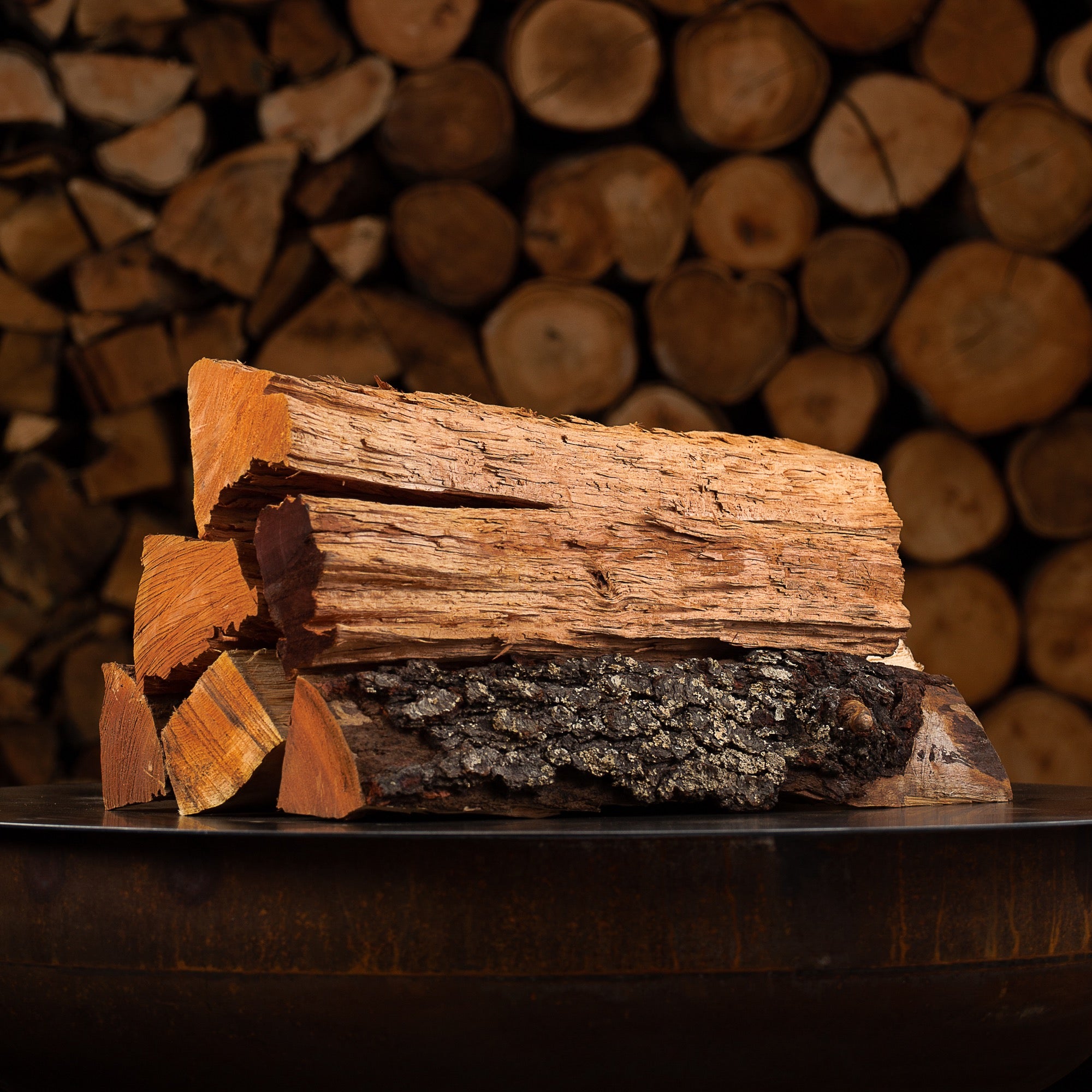 Apple wood logs for cheap sale