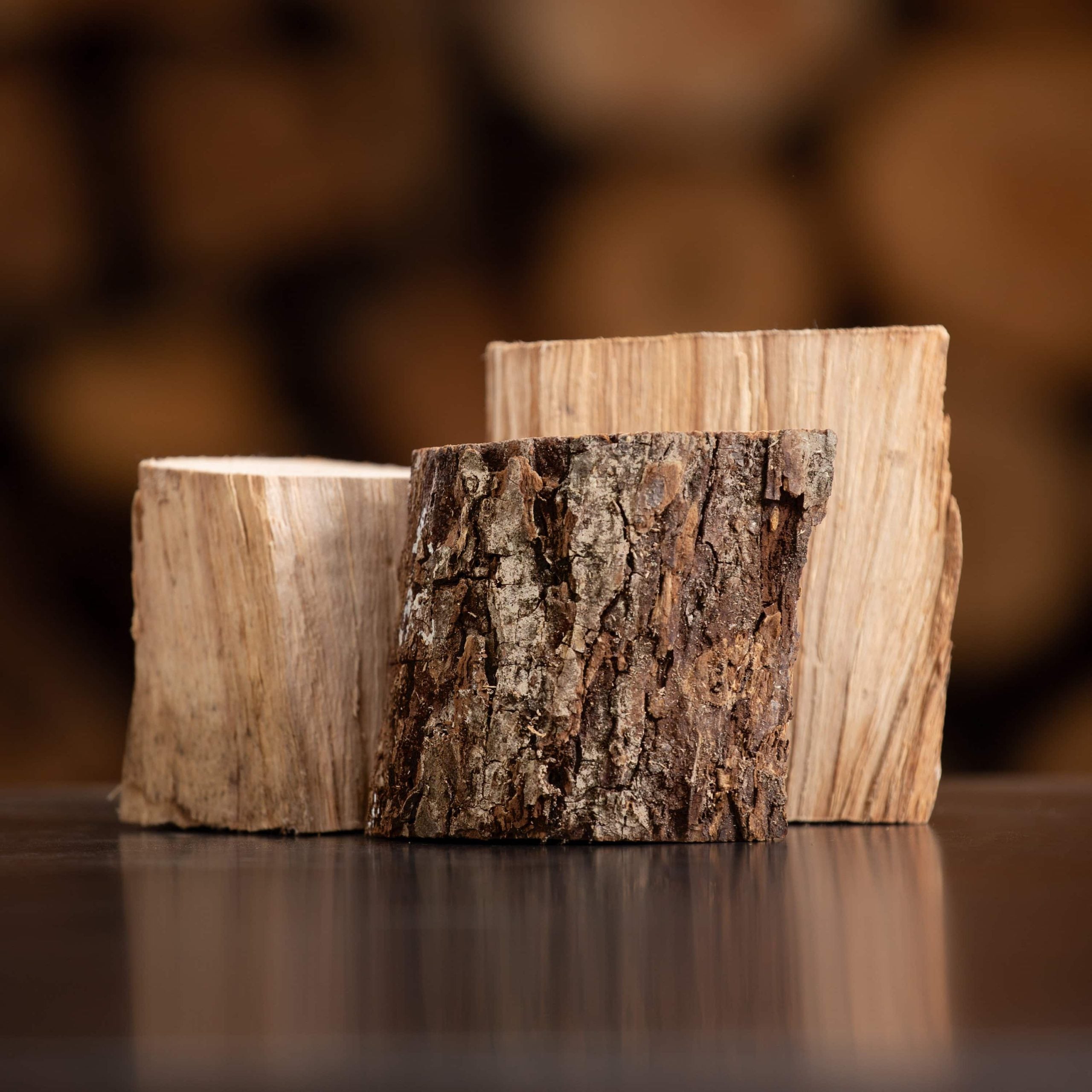 Pecan wood outlet logs